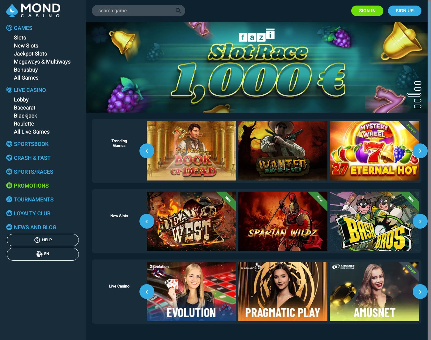 Revisión Completa de Mond Casino