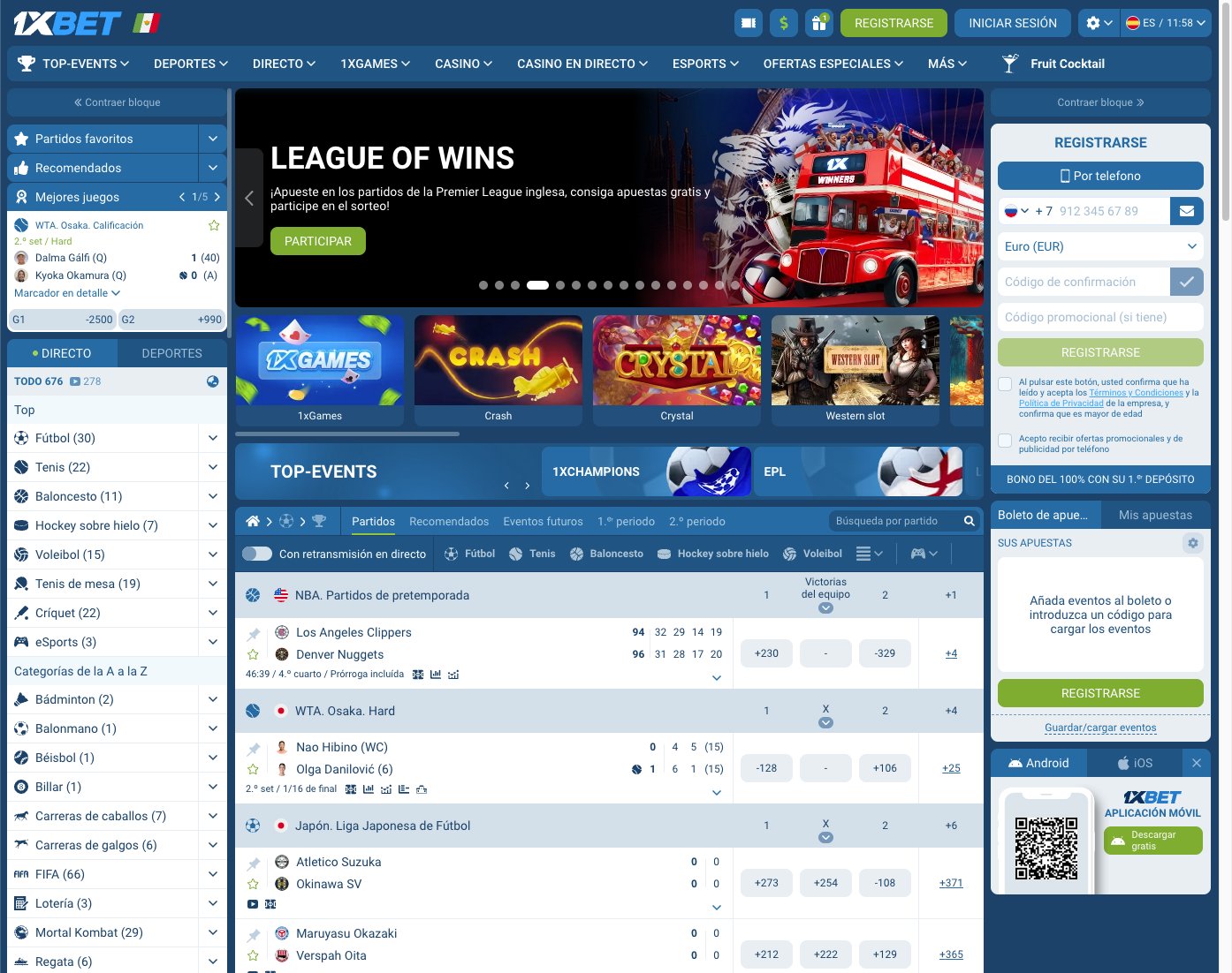 Reseña Completa de 1xBet Casino México